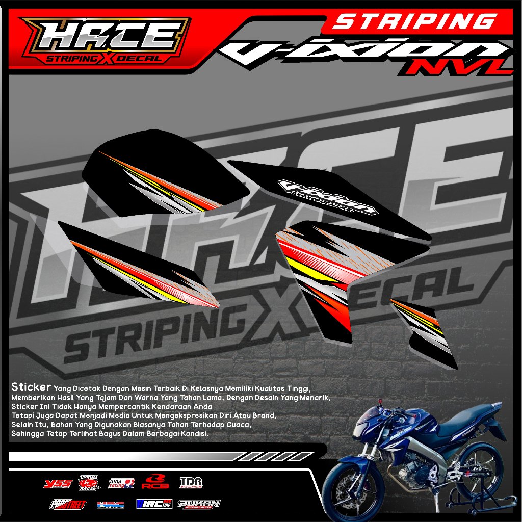 801 STRIPING STIKER VIXION NVL - STRIPING STIKER VIXION NVL PREMIUM GRAFIK KEREN