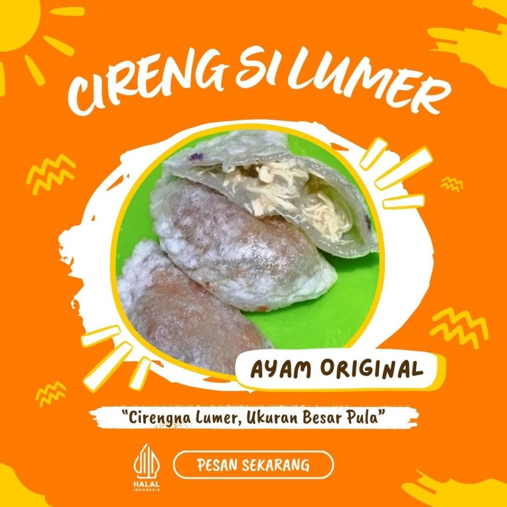 

Cireng Isi Lumer Rasa Ayam Original (Besar) Khas Bandung Vaccum Packing Isi 6 Pcs