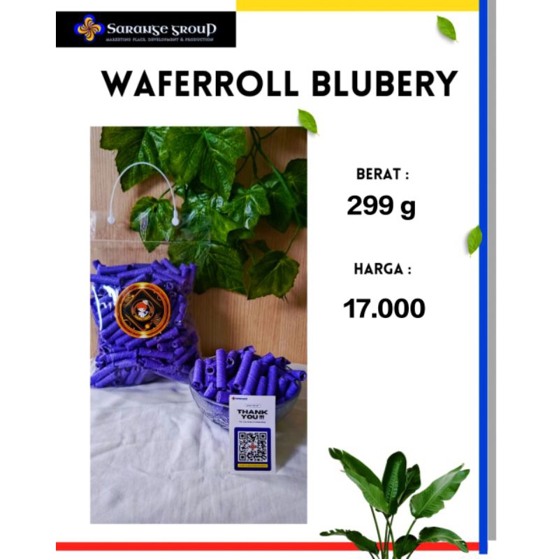 

Wafer Roll Blueberry
