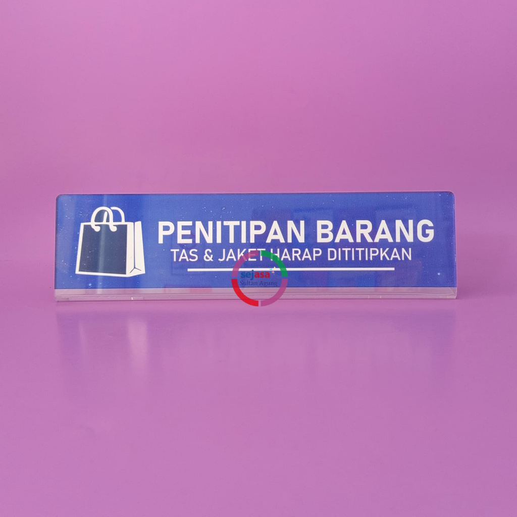 

Akrilik Lipat Penitipan Barang Versi Ekonomis | Akrilik Penitipan Barang | Akrilik Meja