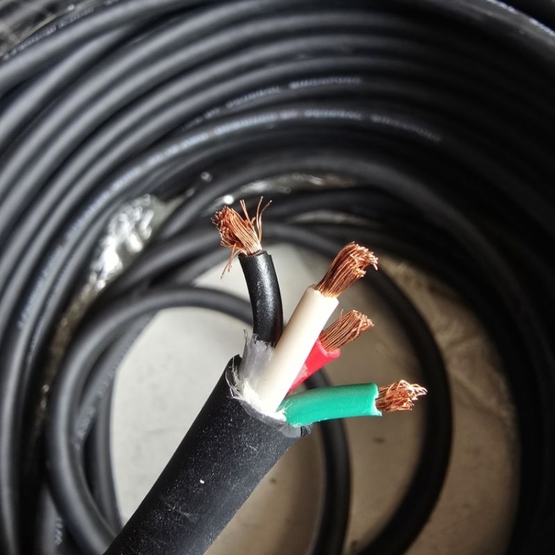 Kabel Speaker 4x1.5 Tembaga Murni Federal 4C 16AWG Kabel Spiker 4x1,5mm Tembaga