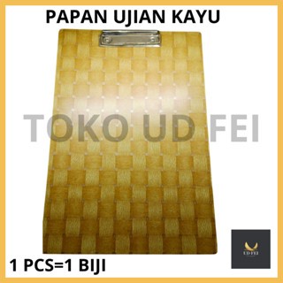 

(1 PCS=1BIJI) Papan Ujian/ Papan ujian/Papan Dada/ Clip Board Kayu/ Papan Ujian KAYU