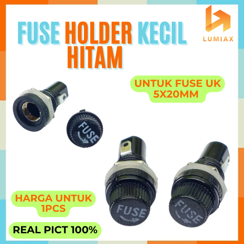 Fuse Holder Panel Rumah Sekring Kaca Tabung Kecil 5x20 5x20mm 5 x 20