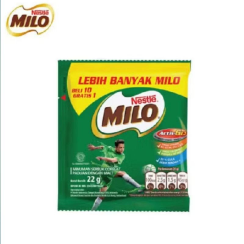 

Milo Nestle Lebih Banyak 22g