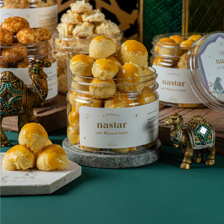 

Nastar with Wijsman Butter - Paket Hampers Lebaran Idul Fitri 2025 Signature Cookies 230gram with Selai Nanas Premium