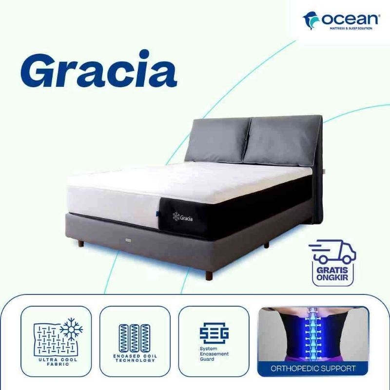 Kasur Springbed Kesehatan Ocean Gracia Orthopedic 180 x 200