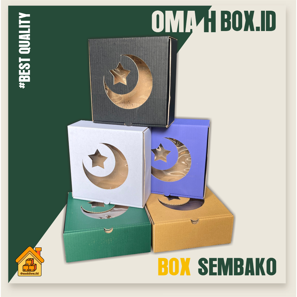 

Box Hampers/sembako 22x22x9 cm kotaksembako/Box DieCut/Box Hampers/Box Souvenir/box sembako/parcelsembako