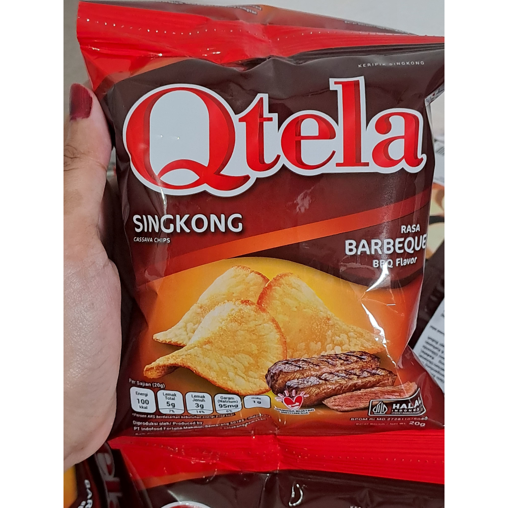 

QTELA KRIPIK SINGKONG RASA BARBEQUE 20 GRAM