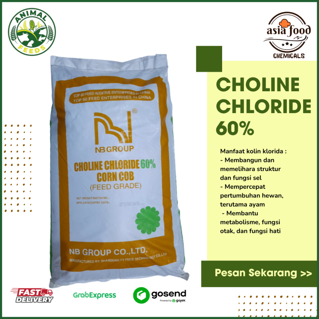 Kolin Klorida 60% / Choline Chloride 60%