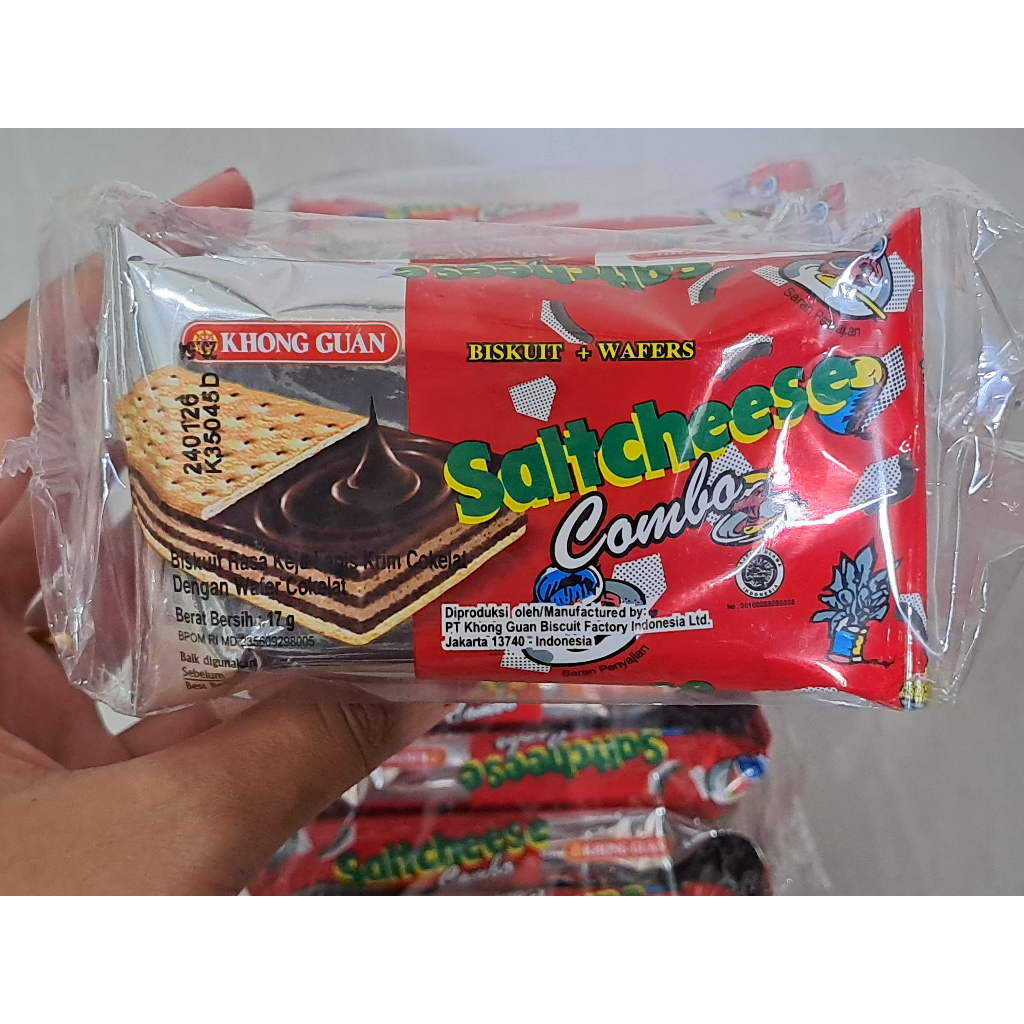 

BISKUIT WAFER SALTCHEESE COMBO 17 GRAM