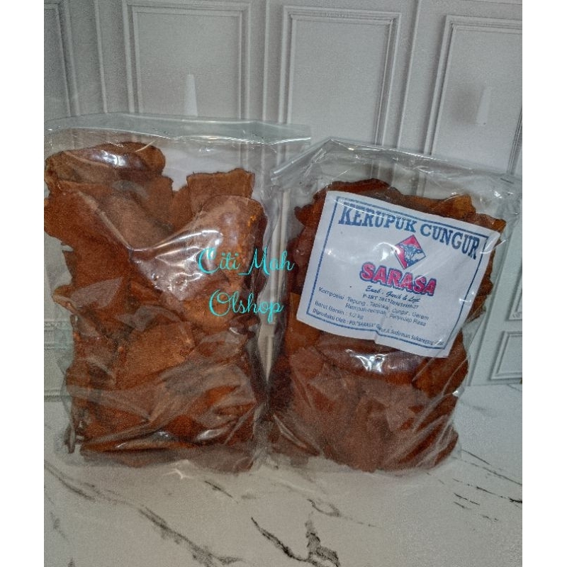 

Kerupuk kikil Original 500gr mentah/kerupuk cungur/cemilan khas garut