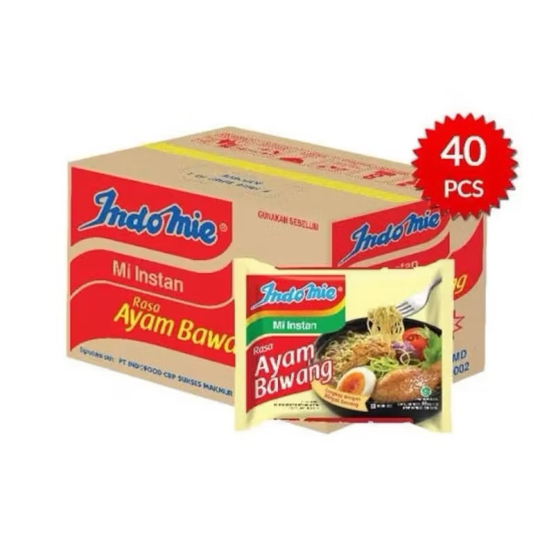 

Indomie kuah rasa ayam bawang 1dus 40 pcs