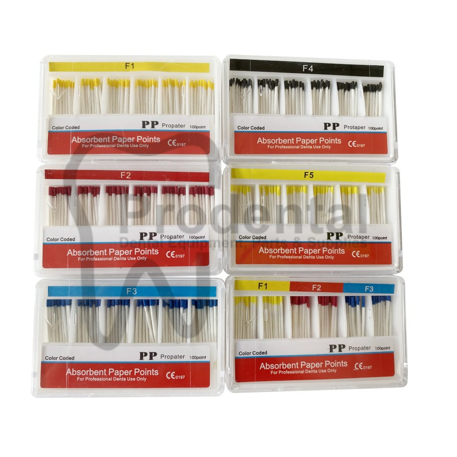 Dental paper point F1 F2 F3 F4 F5 assorted / paper point protaper