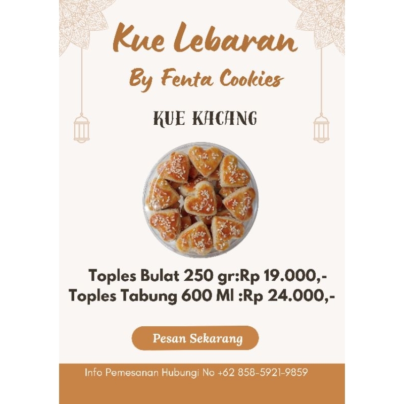 

Kue Kacang || kemasan 250gr || kue lebaran