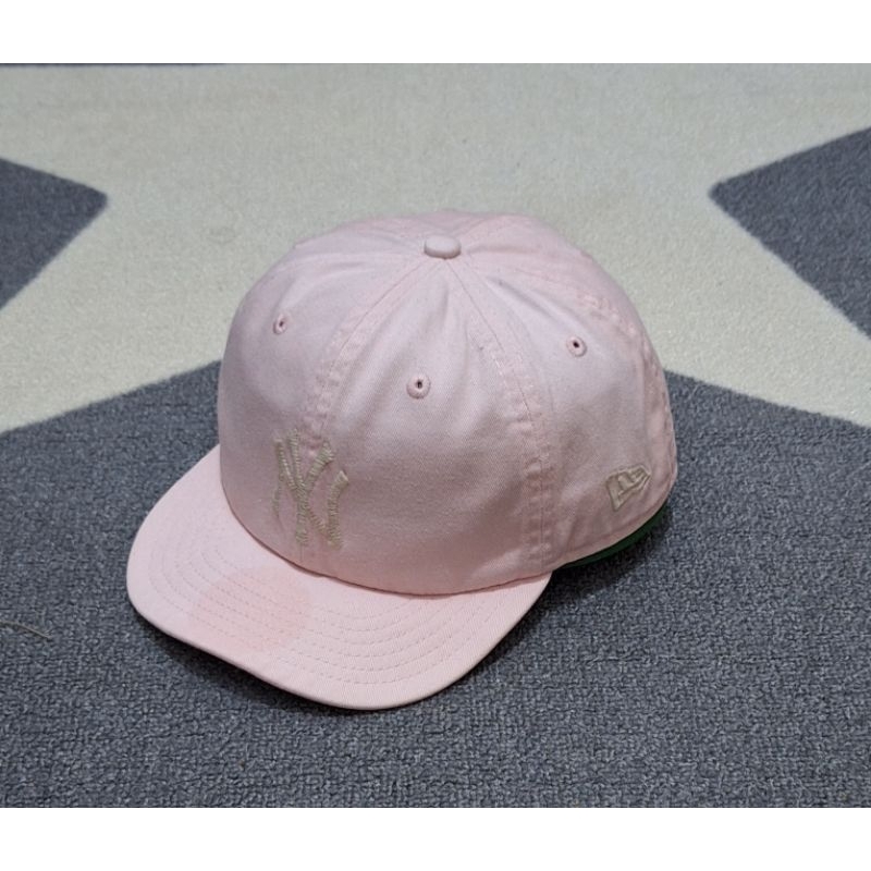 topi visor pendek topi sepeda cyling cap new era NY pink second original bekas unik