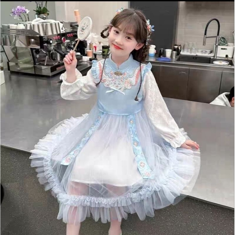 DRESS HANDBOOK PINK BIRU