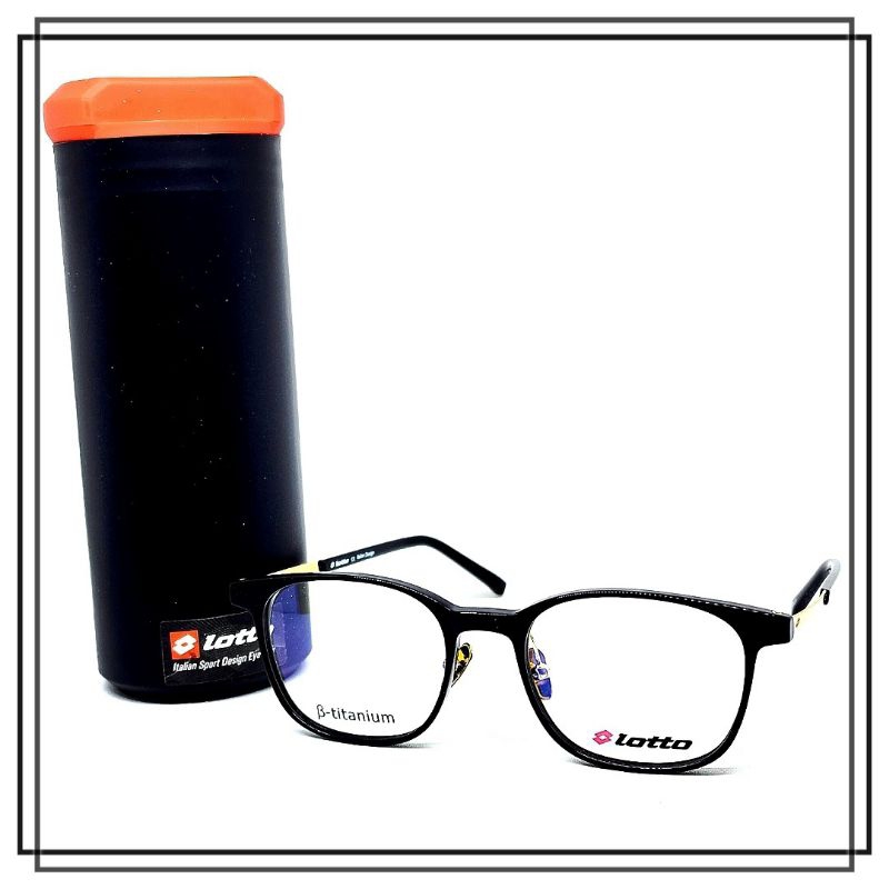 FRAME KACAMATA TITANIUM LOTTO 1031 Model Keren Elegan Gagang LENTUR Ringan Kuat Awet Kualitas Bagus 