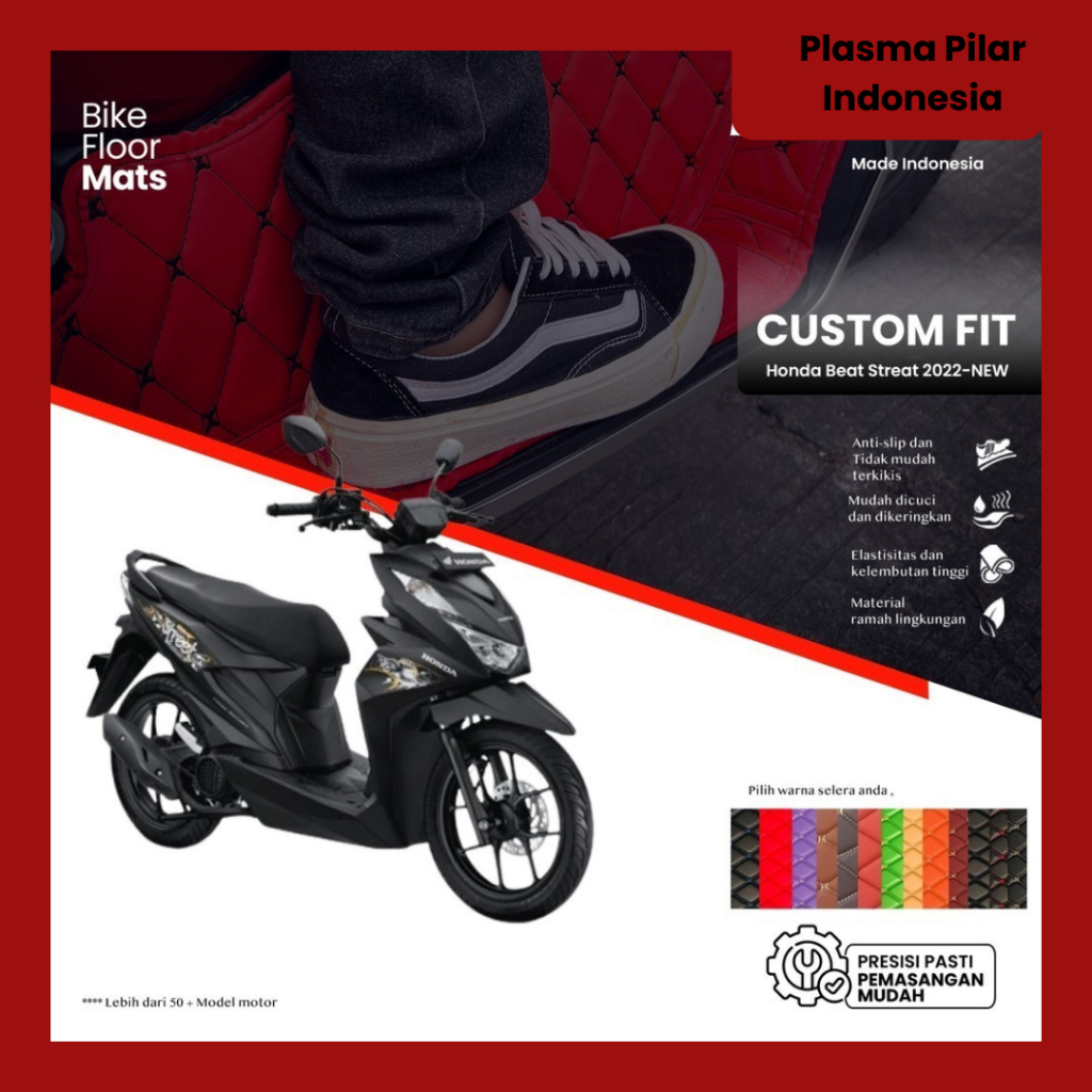Promate Shop - Karpet Motor Premium Motor Honda Beat Street 2017 - Now