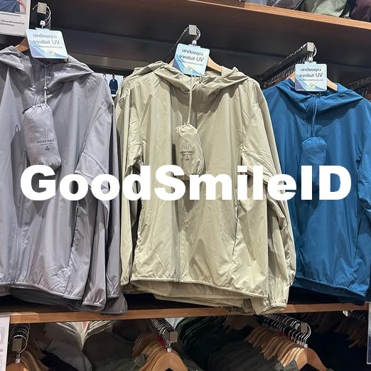 SALE Men Jaket Parka Saku UV Protection Hoodie PRIA WANITA PRIA COWOK JASTIP UNIQLO