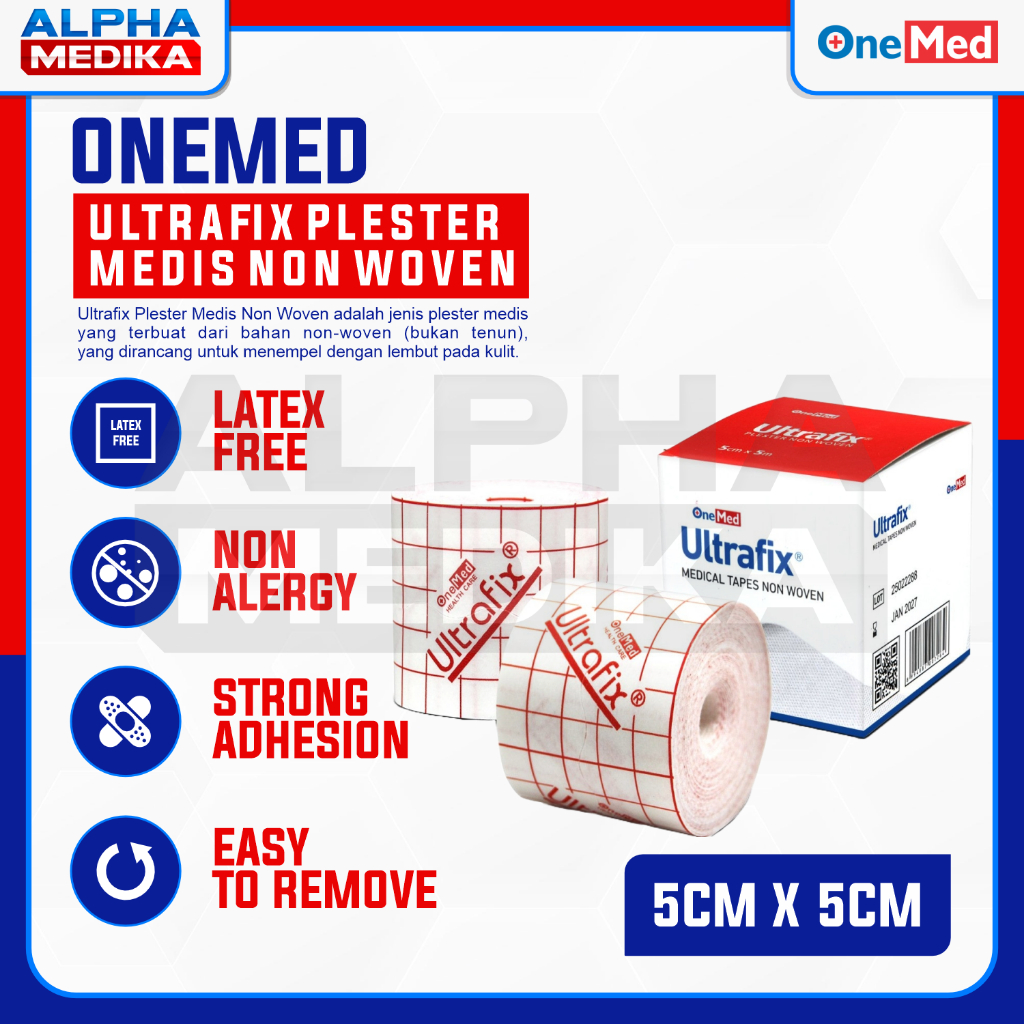 Ultrafix 5cm x 5m / Plester Ultrafix 5cm x 5m / Plester Luka Ultrafix Onemed
