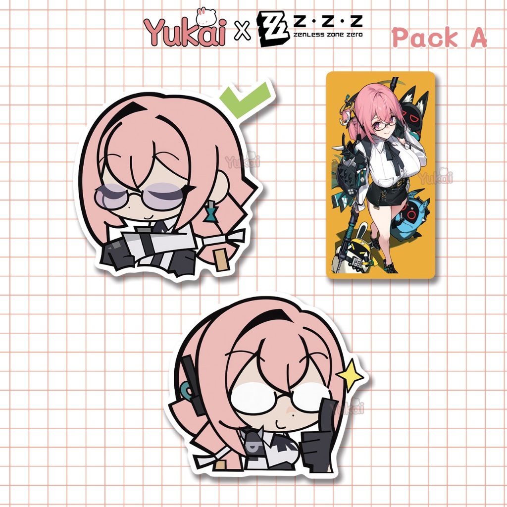 

Stiker Yanagi Zenless Zone Zero (ZZZ) Premium - Sticker Pack Anime Waterproof