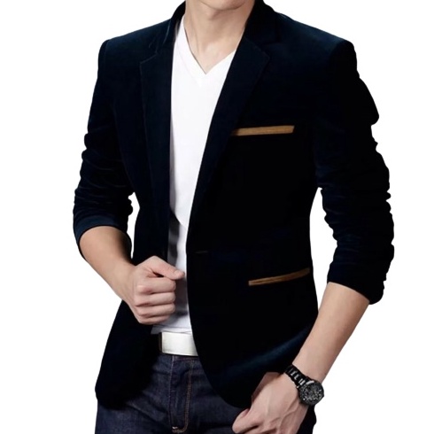 KODE V7F Jas Blazer Pria Slim Fit Formal Non Formal  Blazer Kerja Pria  Atasan Casual Jas Blazer Pri