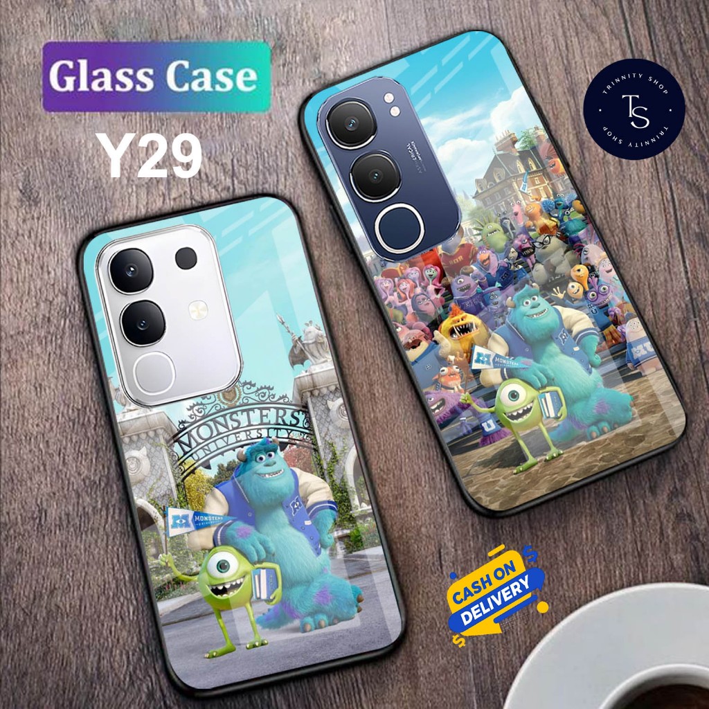 Softcase Kaca For VIVO Y29 (4G) & VIVO Y29 (5G) - Case Handphone For VIVO Y29 (4G) & VIVO Y29 (5G) [
