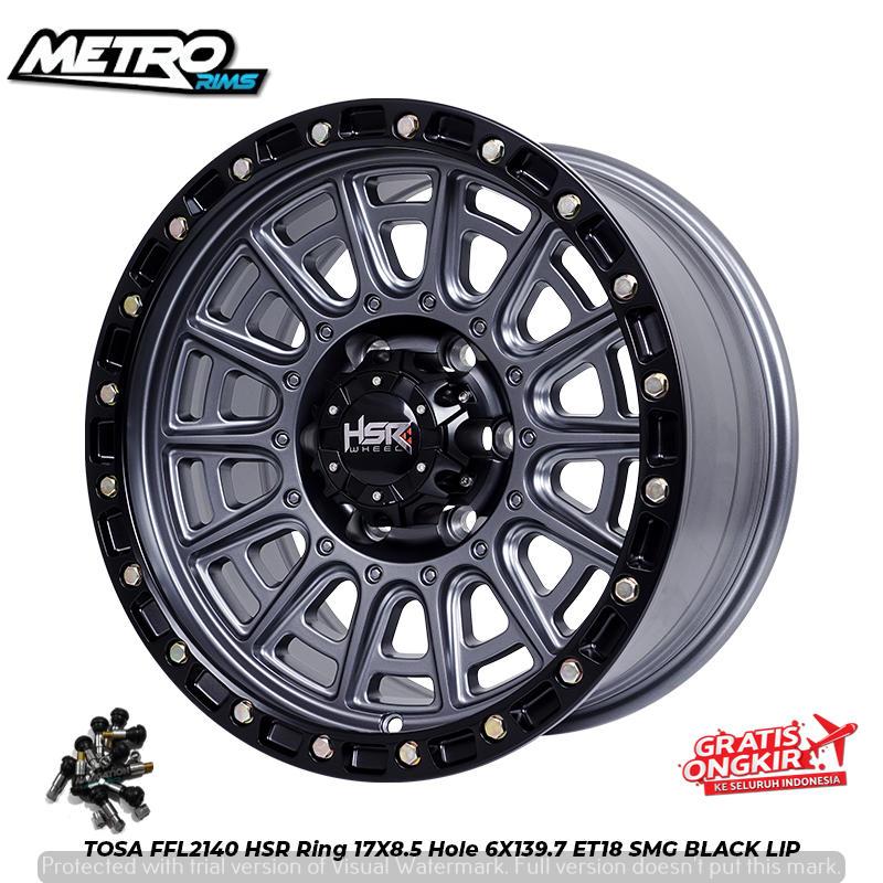 VELG RACING MODEL GAHAR RING 17 MOBIL PAJERO SPORT FORTUNER VNT TRITON PELEK HSR TOSA R17 TOKO VELG