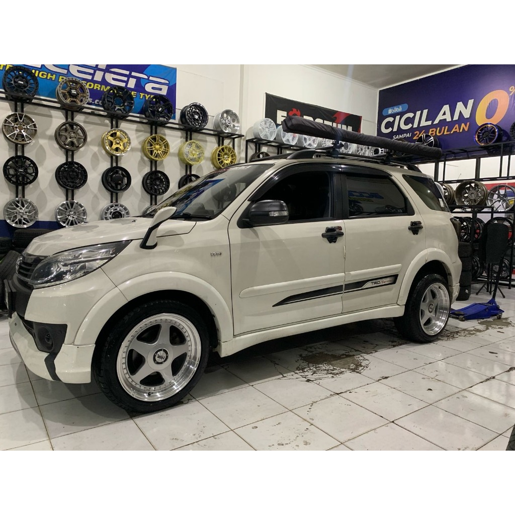 PAKET VELG PLUS BAN ACCELERA 235 50 R18 UNTUK MOBIL TERIOS USE VELG HSR PERUGIA RING 18