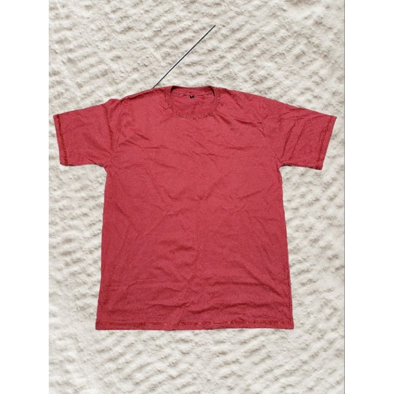 kaos polos blushred 24s knitto