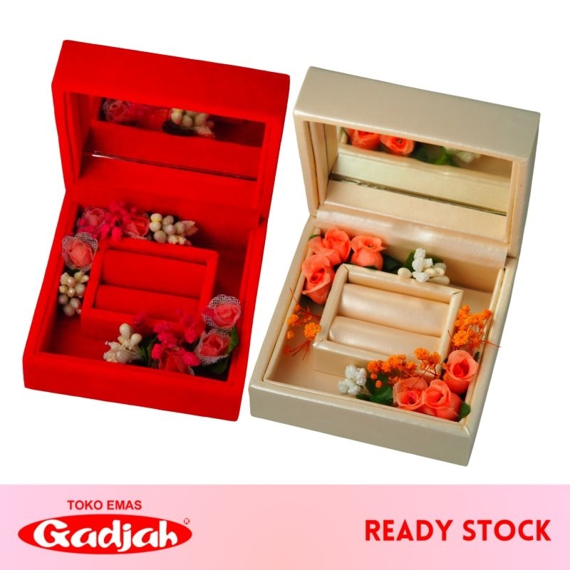 Box Perhiasan Mirror Flower - Toko Emas Gadjah