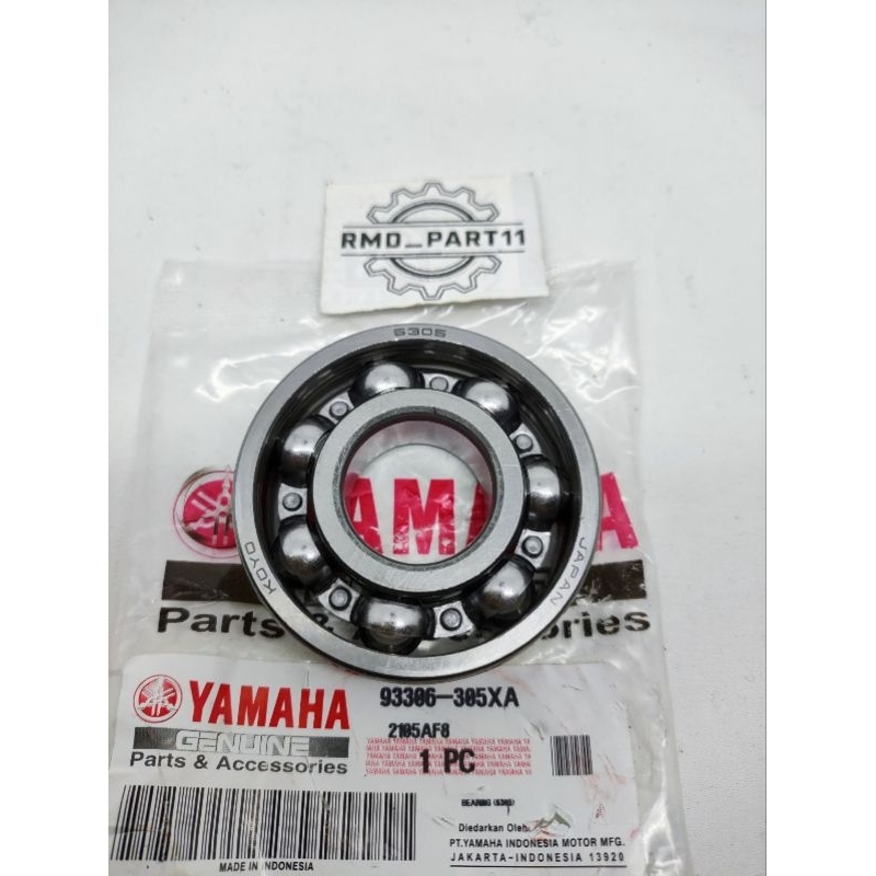 BEARING LAHER KRUK AS 6305 (1PCS) ASLI ORIGINAL YAMAHA UNTUK MOTOR MIO KARBU, VEGA ZR, JUPITER Z ROB