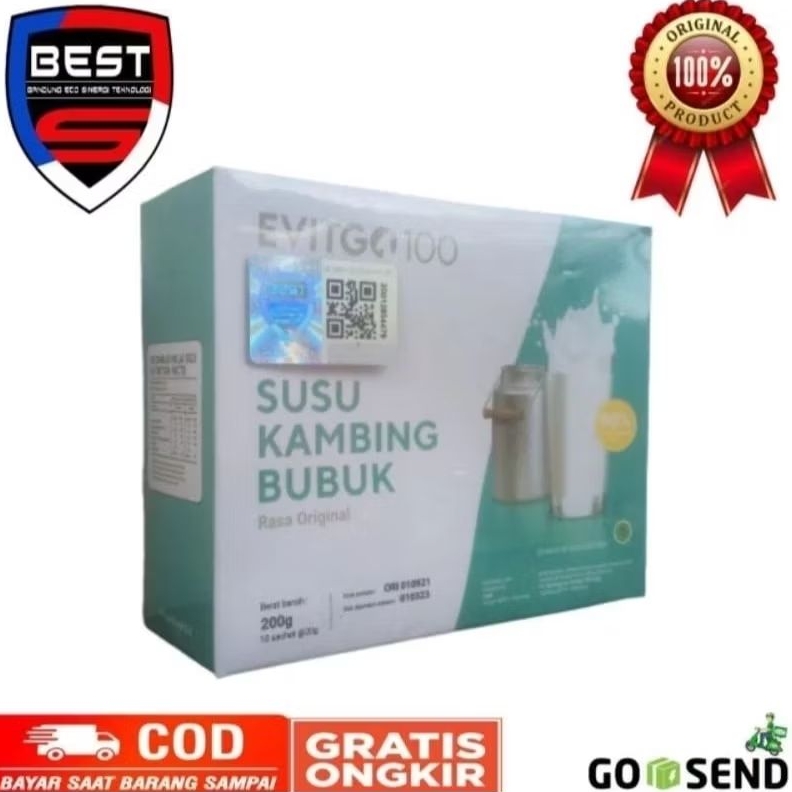 

Susu kambing 100 Original ( 10 Sachet)