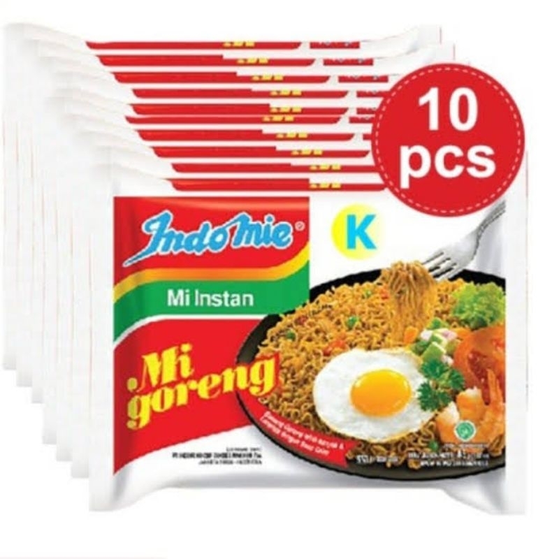 

INDOMIE GORENG 1 PAKET ISI 10 BUNGKUS