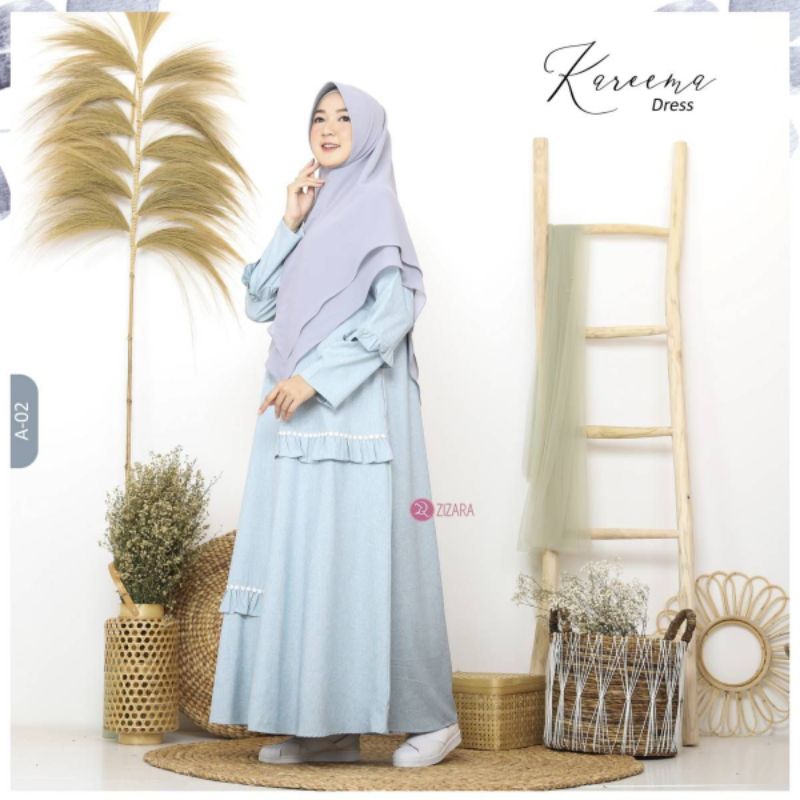 ZIZARA KAREEMA DRESS GAMIS ONLY KATUN MADINA Adem Modis GAMIS COUPLE ied lebaran