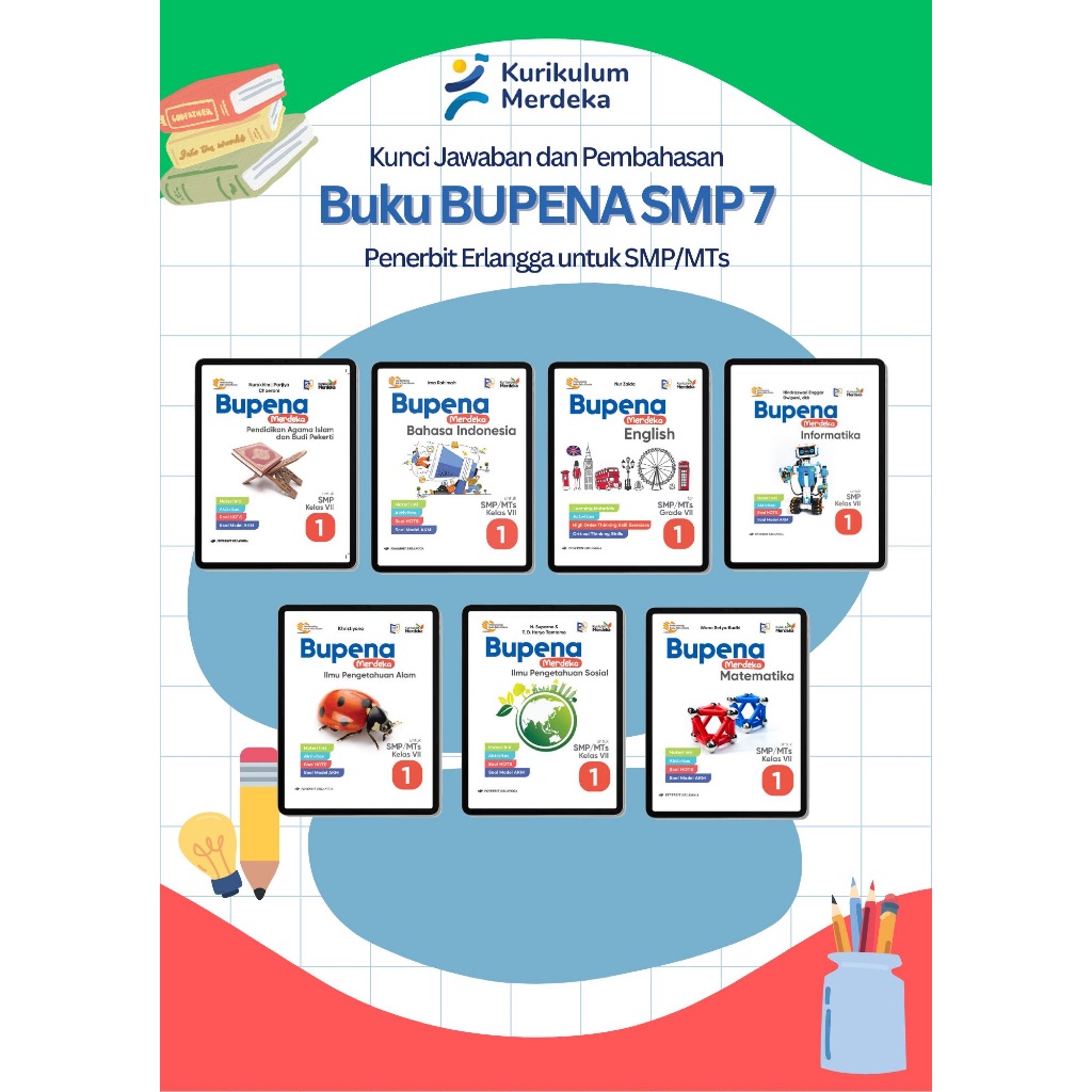 (FlLE) Kunci Jawaban BUPENA Kelas 7 SMP Disertai Pembahasan