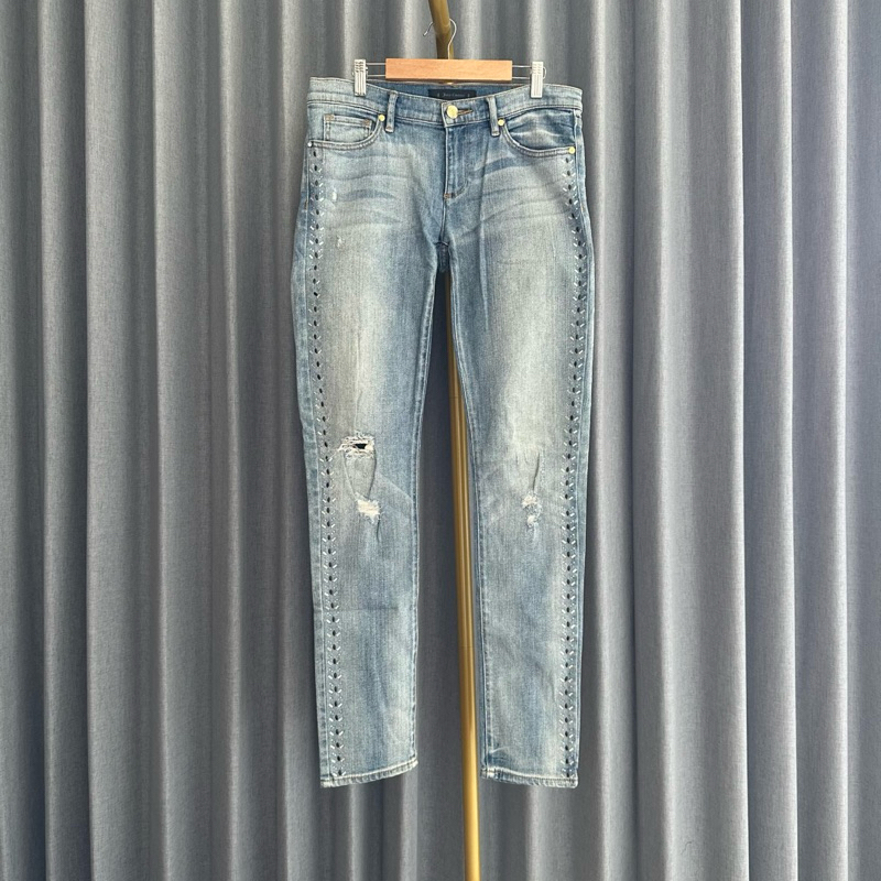 𝙋𝙍𝙀𝙇𝙊𝙑𝙀𝘿 Juicy Couture Light Denim Jeans High Waist Trousers Pants Celana Panjang Branded Wanita