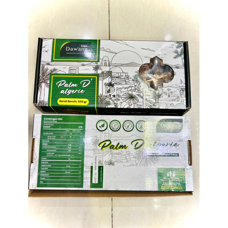 

Kurma Palm D’algerie Tunisia Tangkai DAWANA 500g