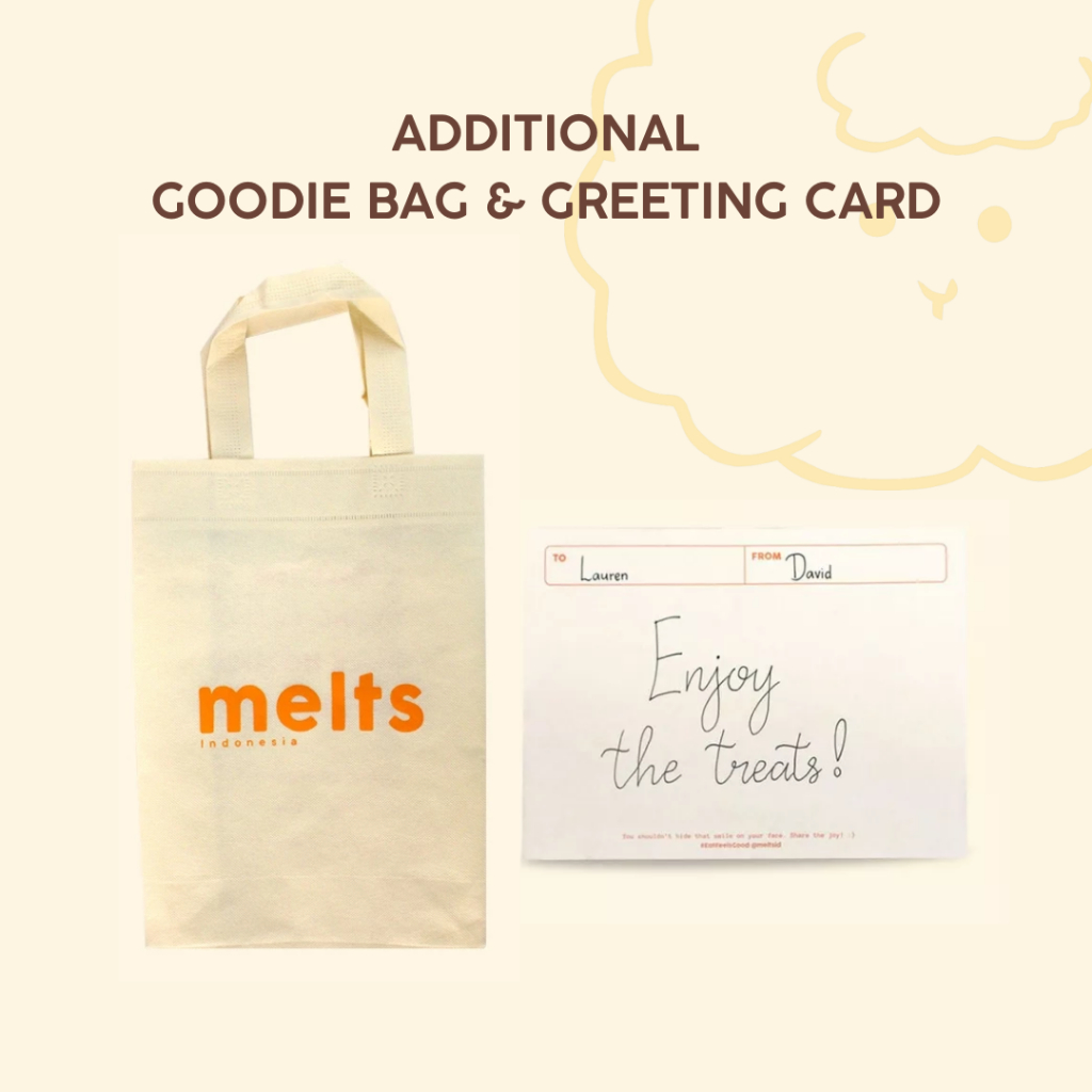 

GOODIE BAG & CUSTOM POST CARD PREMIUM by Melts | Gift Kartu & Kantong