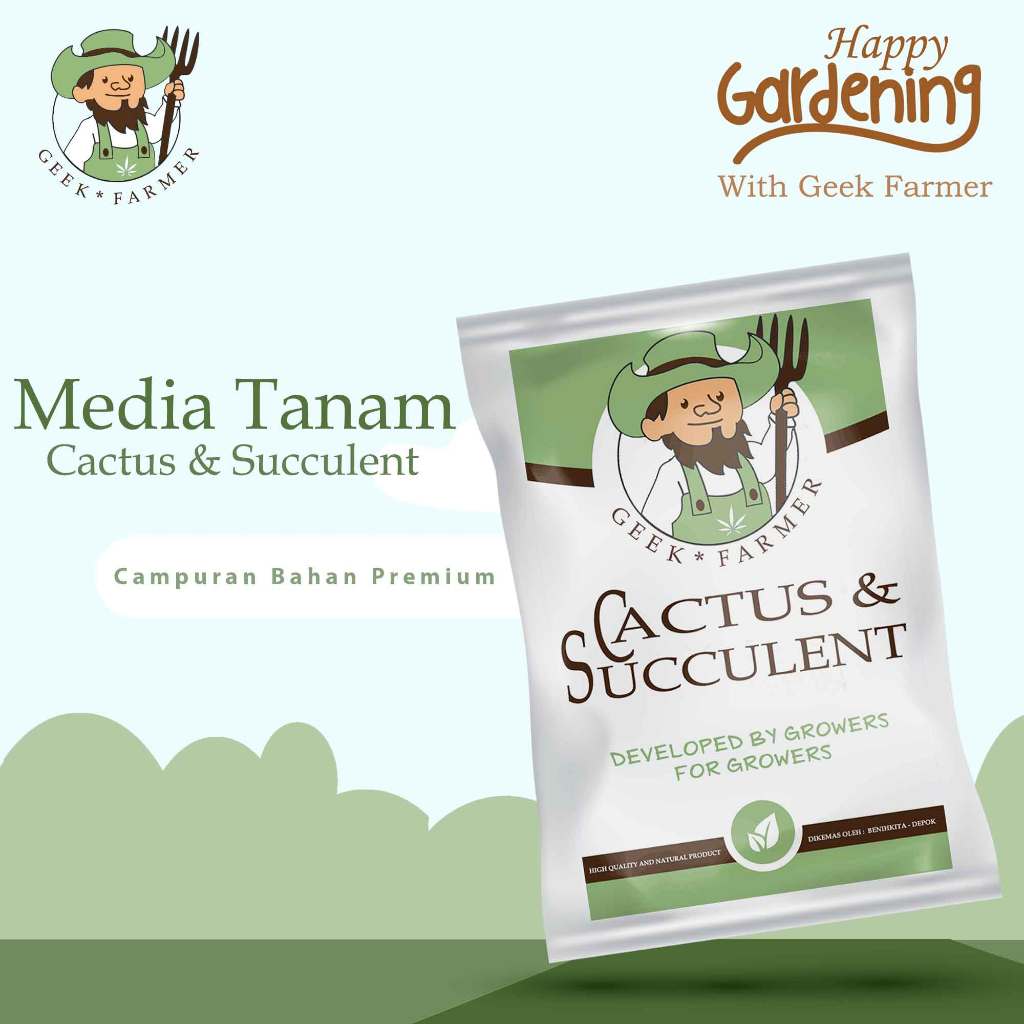 Geek Farmer - Media Tanam Kaktus Dan Sukulen