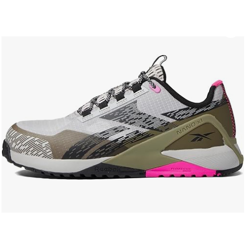 Reebok Women's Rb382 Nano X1 Adventure Work Construction Shoe Blue Safety