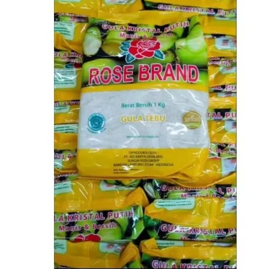 

Ready Gula Pasir Rose brand Kemasan 1Kg