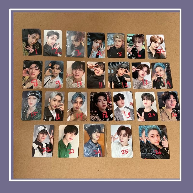 [READY STOCK] STRAY KIDS PHOTOCARD ROCKSTAR BANGCHAN LEE KNOW CHANGBIN HYUNJIN HAN FELIX SEUNGMIN IN