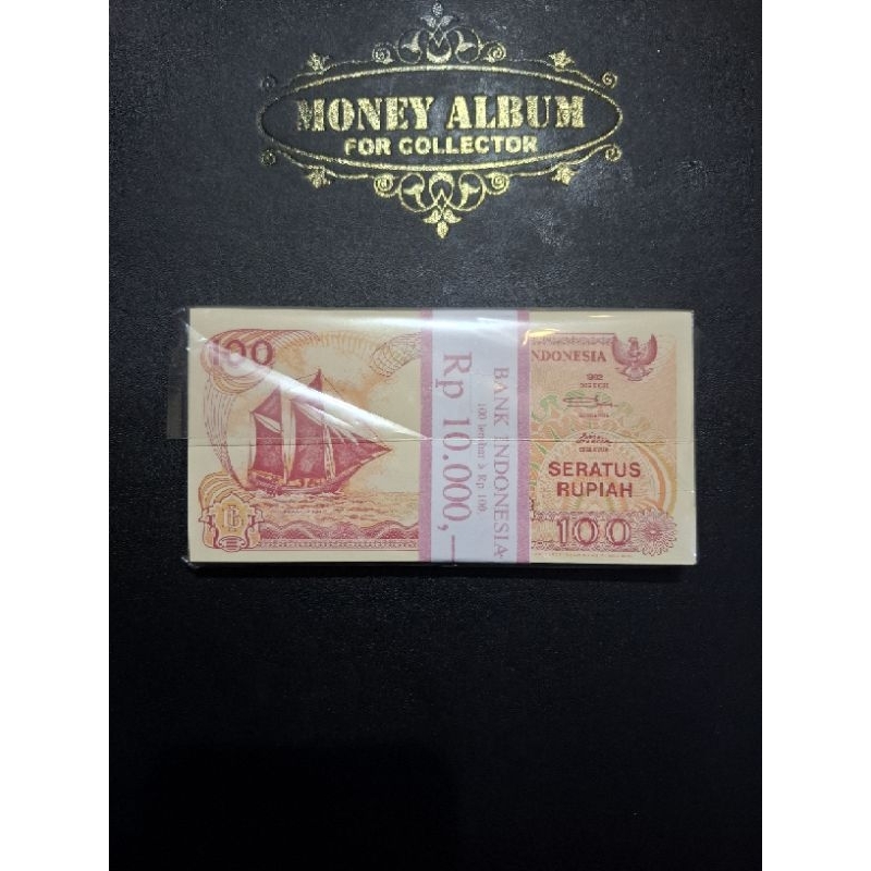 100 Rupiah Pinisi Tahun 1992 Gepok (100 Lembar)