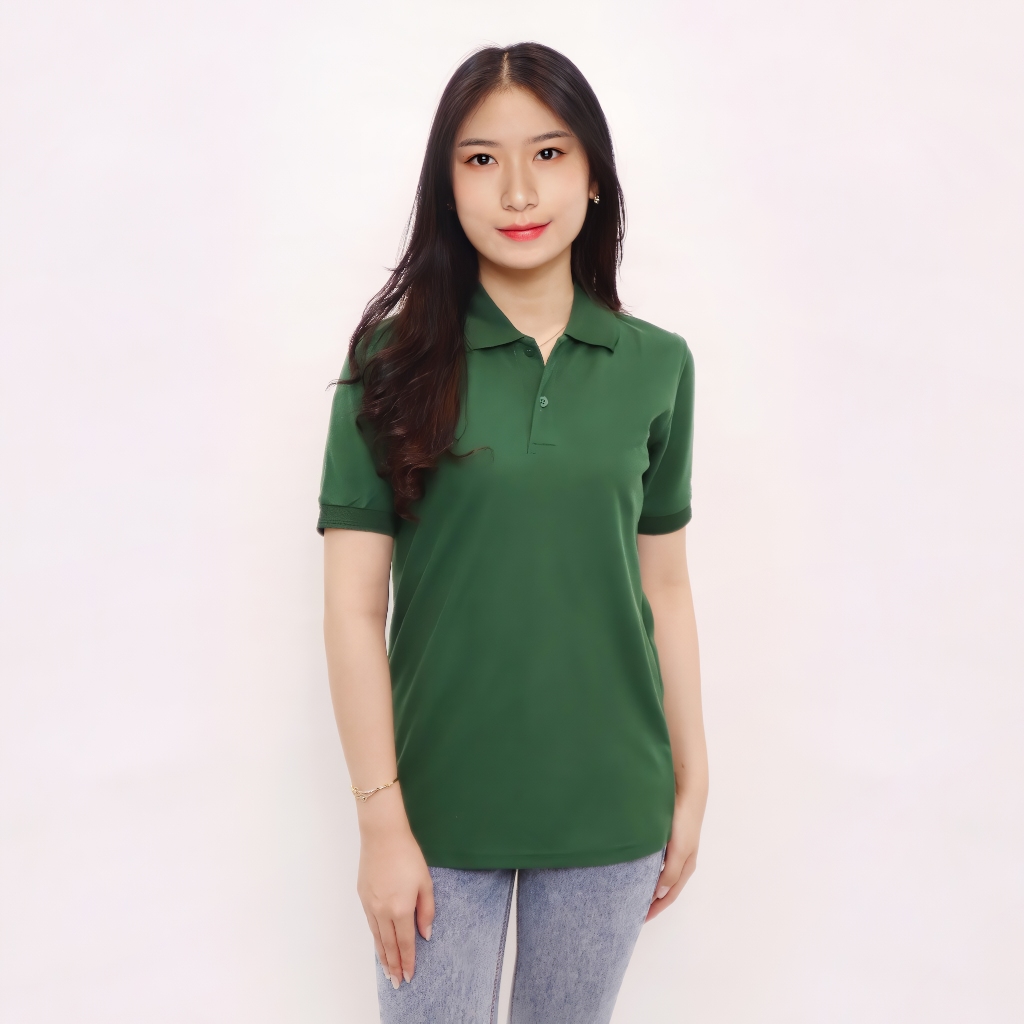 Kaos Polo Wanita Lengan Pendek/Kaos Polo Kerah Wanita/Kaos Wangki Wanita/Kaos Polo Polos Wanita