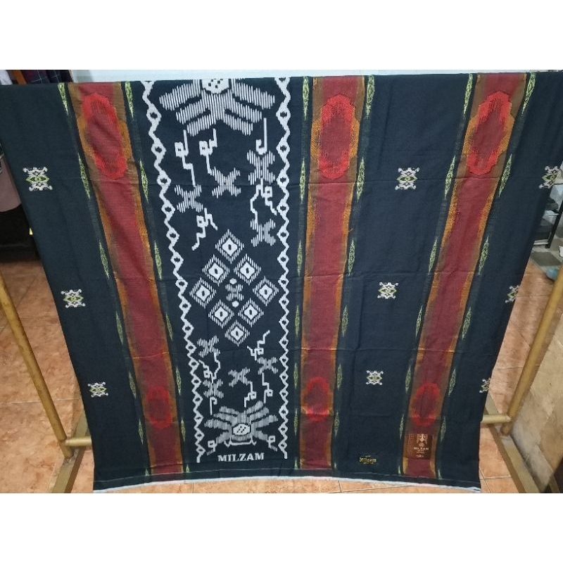 SARUNG MILZAM JAGUARD SILVER