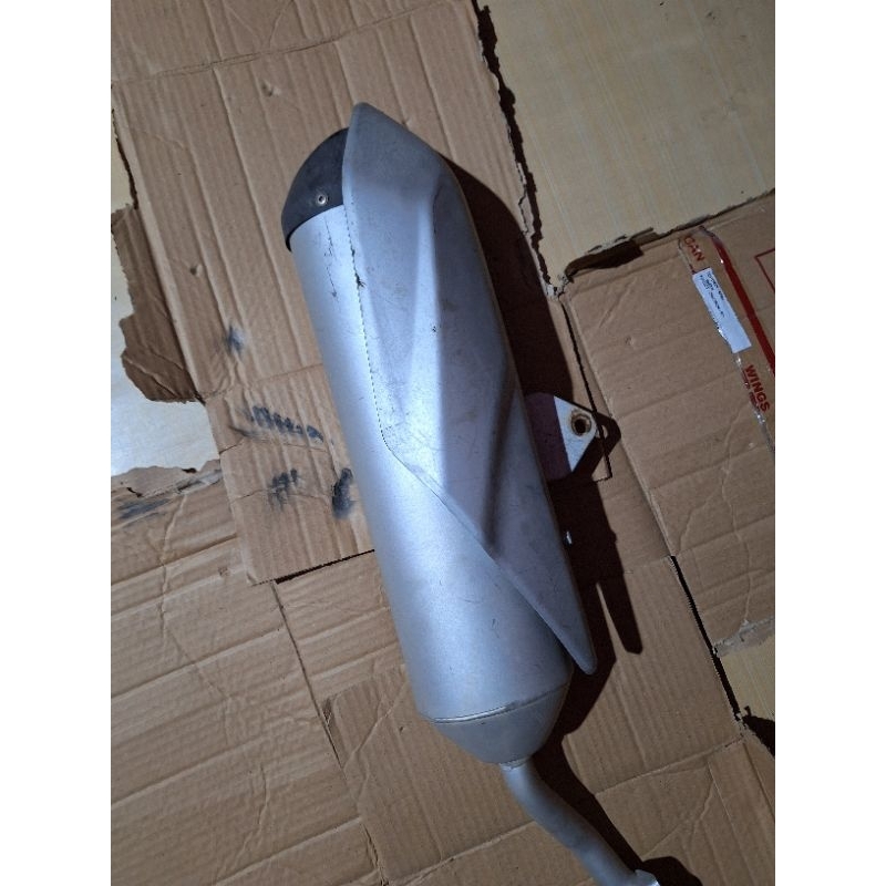 silincer kepala knalpot saja klx G BF S dtracker se  bukan CRF TRAIL mulus copotan