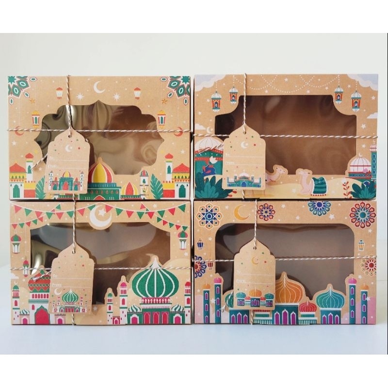 

Box idul fitri lebaran/box cupcake/box kue/box kue kering