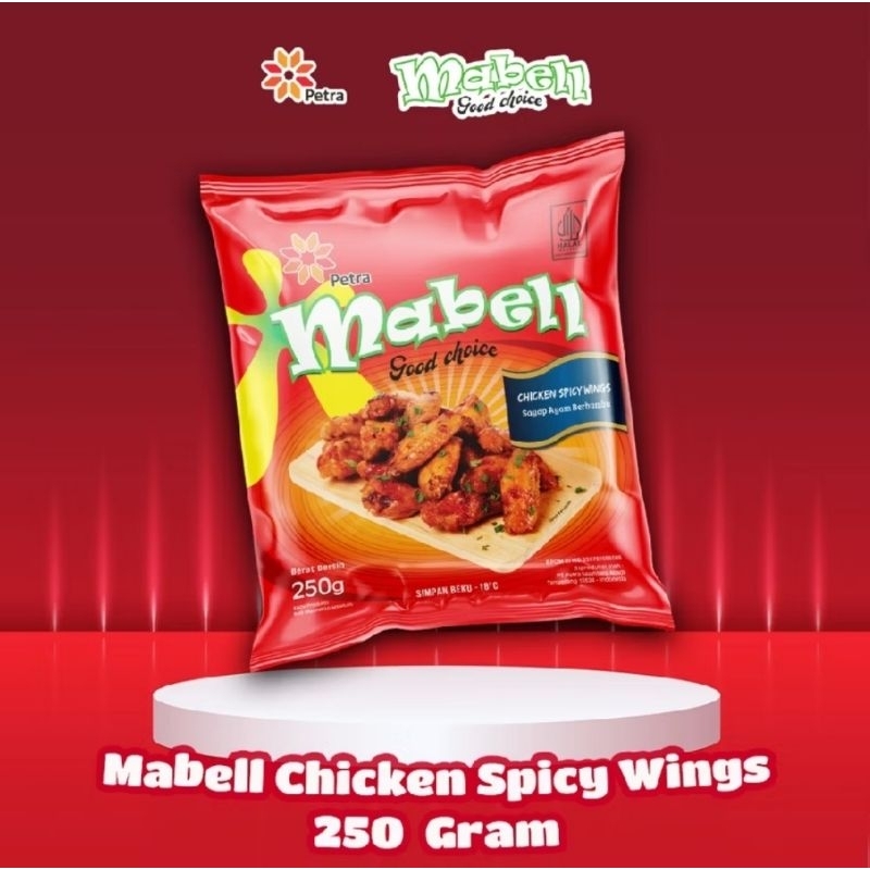 

Frozen Bandung Chicken wings mabel 250gr