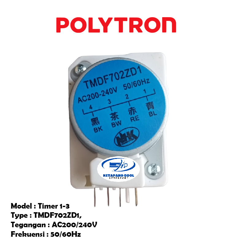 TIMER KULKAS POLYTRON 2 PINTU 1-3